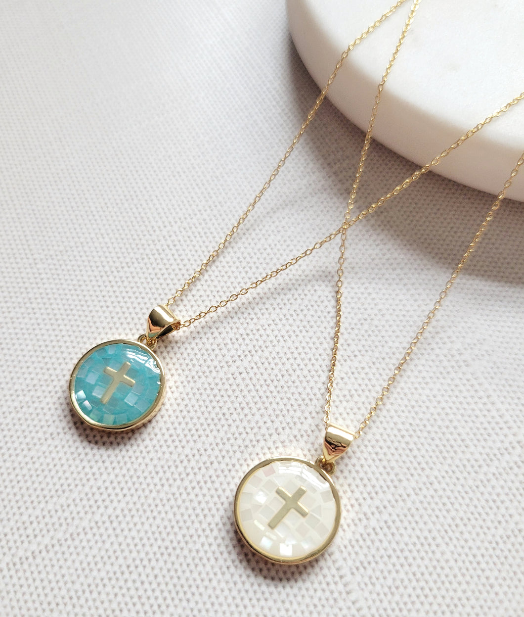 Shell Cross Necklace