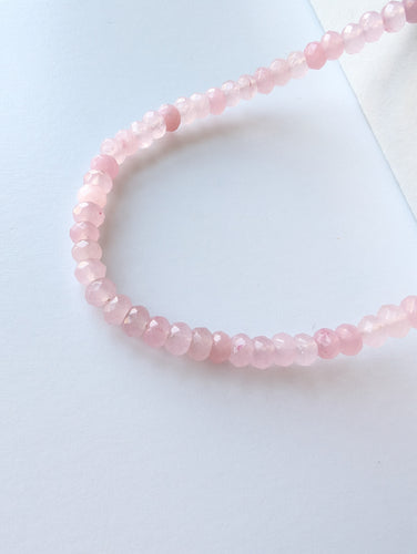 Candy Pink Gemstone Necklace