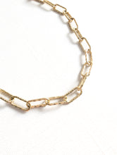 Load image into Gallery viewer, Hammered Rectangle Chain