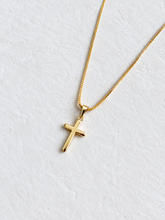 Load image into Gallery viewer, Dainty Gold Cross Necklace