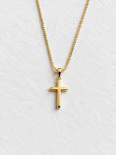 Load image into Gallery viewer, Dainty Gold Cross Necklace
