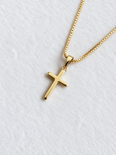 Load image into Gallery viewer, Dainty Gold Cross Necklace