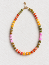 Load image into Gallery viewer, Sunset Bloom Beaded Necklace