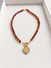 Load image into Gallery viewer, Love in Amber Beaded Necklace