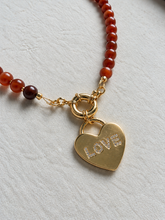 Load image into Gallery viewer, Love in Amber Beaded Necklace