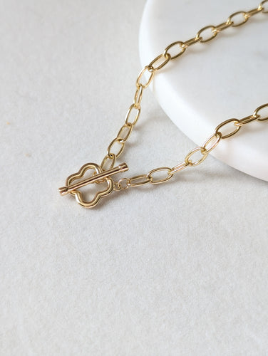 Clover Toggle Necklace