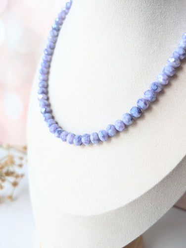 Lavender Dreams Beaded Necklace