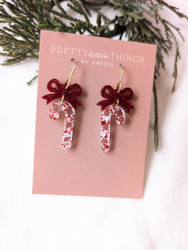 Candy Cane Bows