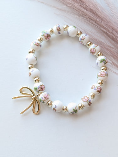 Cottage Core Bow Bracelet