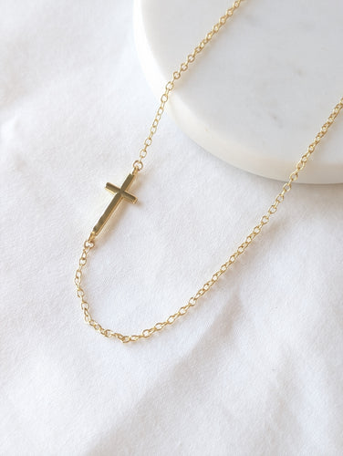 Cross Collarbone Necklace