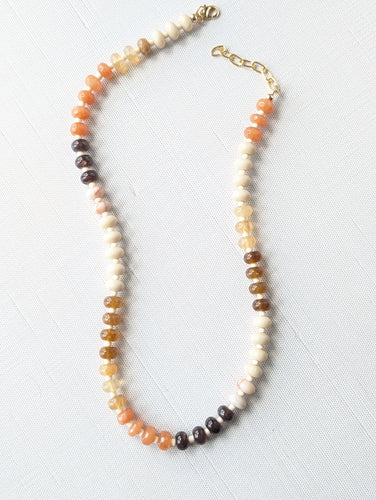 Golden Hour Beaded Necklace