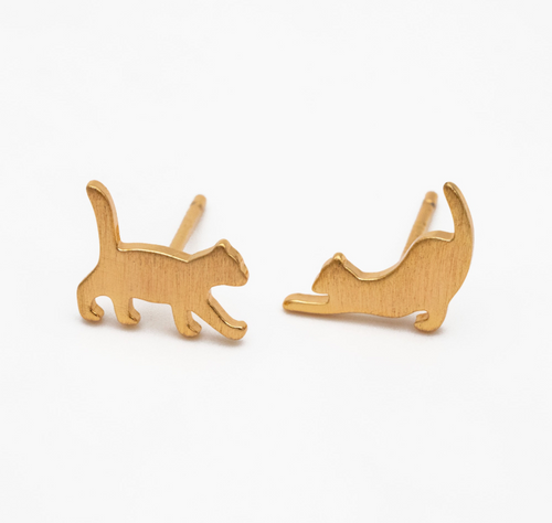 Playful Cat Earrings