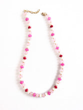 Load image into Gallery viewer, Velvet Blush Beaded Necklace