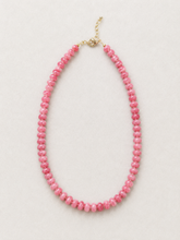Load image into Gallery viewer, Pink Marble Beaded Necklace