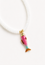 Load image into Gallery viewer, Fish Out of Water Beaded Necklace