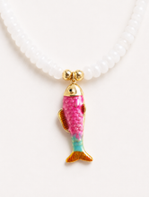 Load image into Gallery viewer, Fish Out of Water Beaded Necklace
