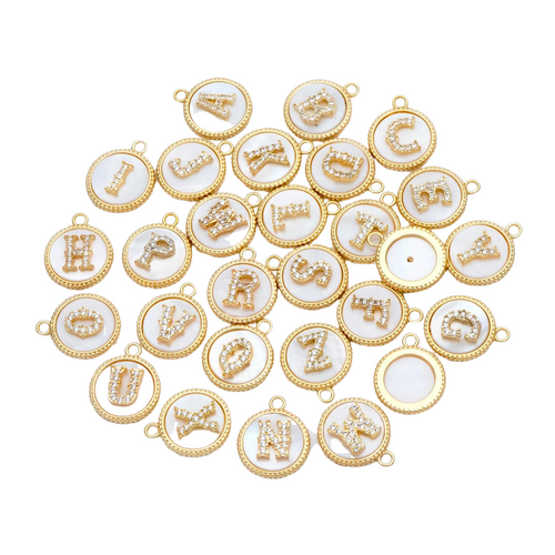 Mother of Pearl Initial Disc