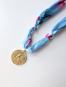Sol de Puerto Rico Satin Scarf Necklace