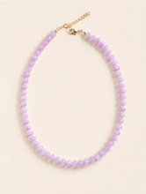 Load image into Gallery viewer, Lavender Beaded Necklace