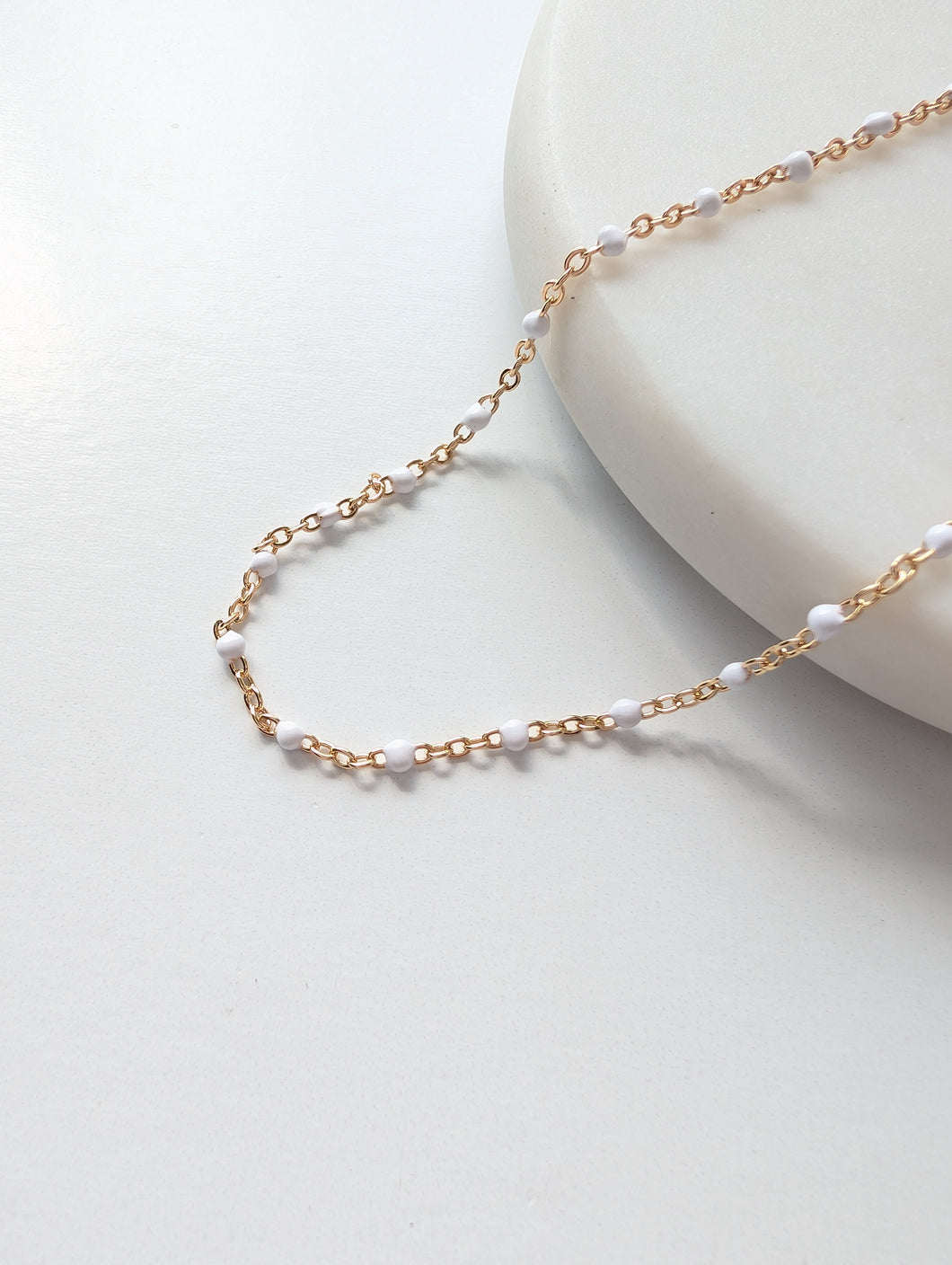 White Ball Chain