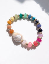Load image into Gallery viewer, Rainbow Baroque Pearl Bracelet