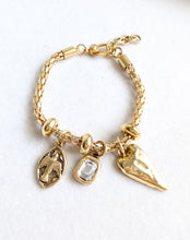 Load image into Gallery viewer, Antiqued Sanctuary Charm Bracelet