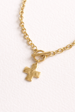 Load image into Gallery viewer, Antique Cross Toggle Necklace