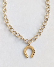 Load image into Gallery viewer, Lucky You Horseshoe Necklace