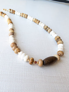 Driftwood Beaded Necklace