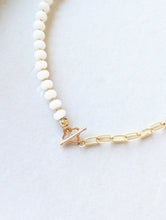 Load image into Gallery viewer, Snowfall Beaded Link Necklace