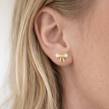 Load image into Gallery viewer, Crystal Bow Studs