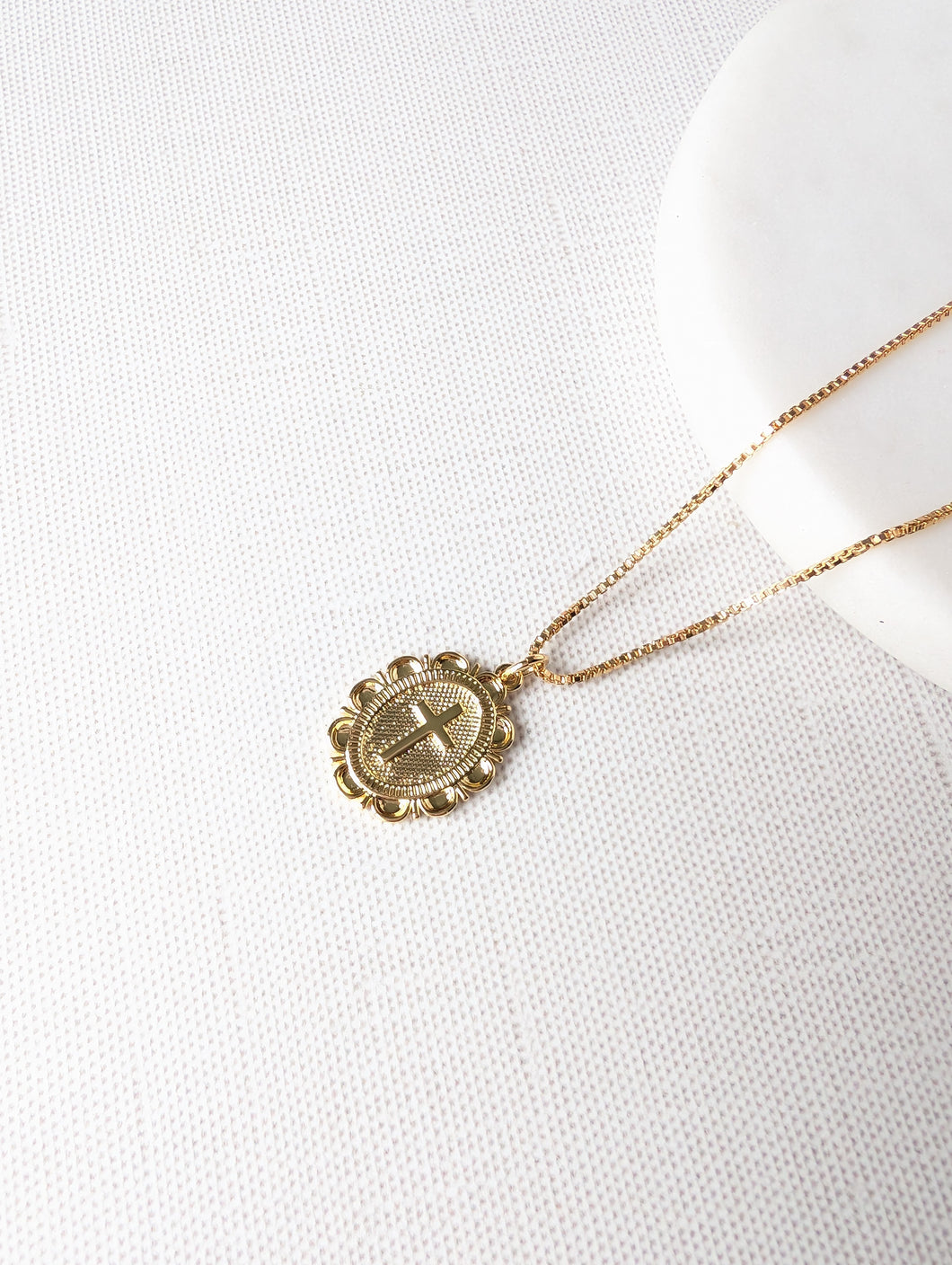 Faith Medallion Necklace