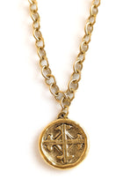 Load image into Gallery viewer, Serenity Prayer Coin Antique Necklace
