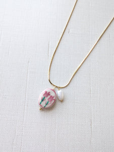 Romantic Tulip Charm Necklace