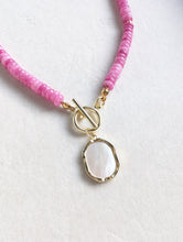 Load image into Gallery viewer, Rosalie Mother of Pearl Pendant Necklace