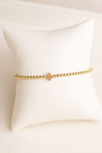 Load image into Gallery viewer, Dainty Gold Cross Bracelet