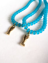 Load image into Gallery viewer, Peacock Fish Beaded Necklace