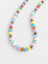 Load image into Gallery viewer, Mixed Signals Rainbow Beaded Necklace