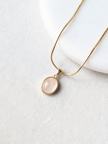 Blush Gem Necklace