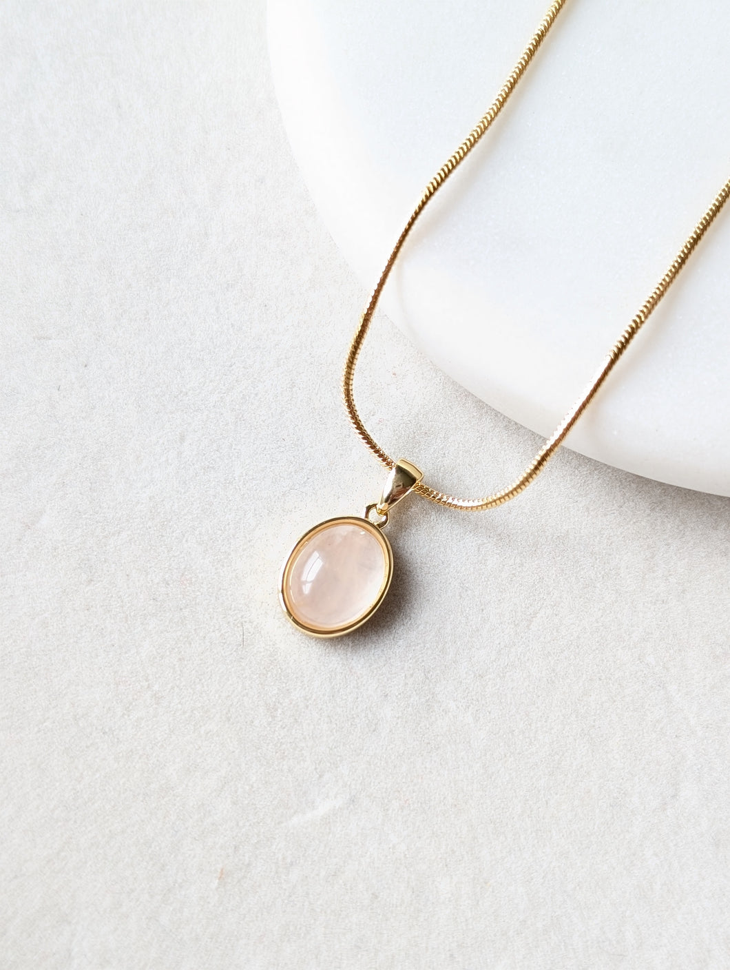 Blush Gem Necklace