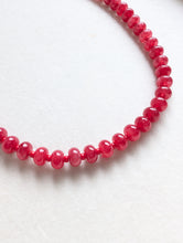 Load image into Gallery viewer, Sweetheart Red Beaded Necklace