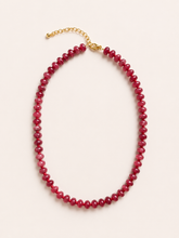 Load image into Gallery viewer, Sweetheart Red Beaded Necklace