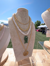 Load image into Gallery viewer, Moonstone Jade Fish Necklace