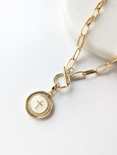 Load image into Gallery viewer, Crossed in Light Opal Cross