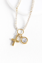 Load image into Gallery viewer, Vintage Grace Tennis Necklace