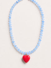 Load image into Gallery viewer, Cherry Blues Beaded Necklace