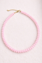 Load image into Gallery viewer, Bubblegum Pink Beaded Necklace