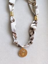 Load image into Gallery viewer, Reversible Vintage Heart Scarf Charm