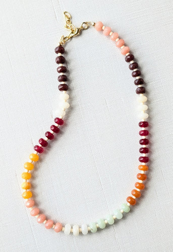 Autumn Carnival Beaded Necklace