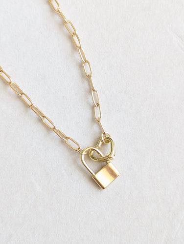 Heartbound Lock Necklace